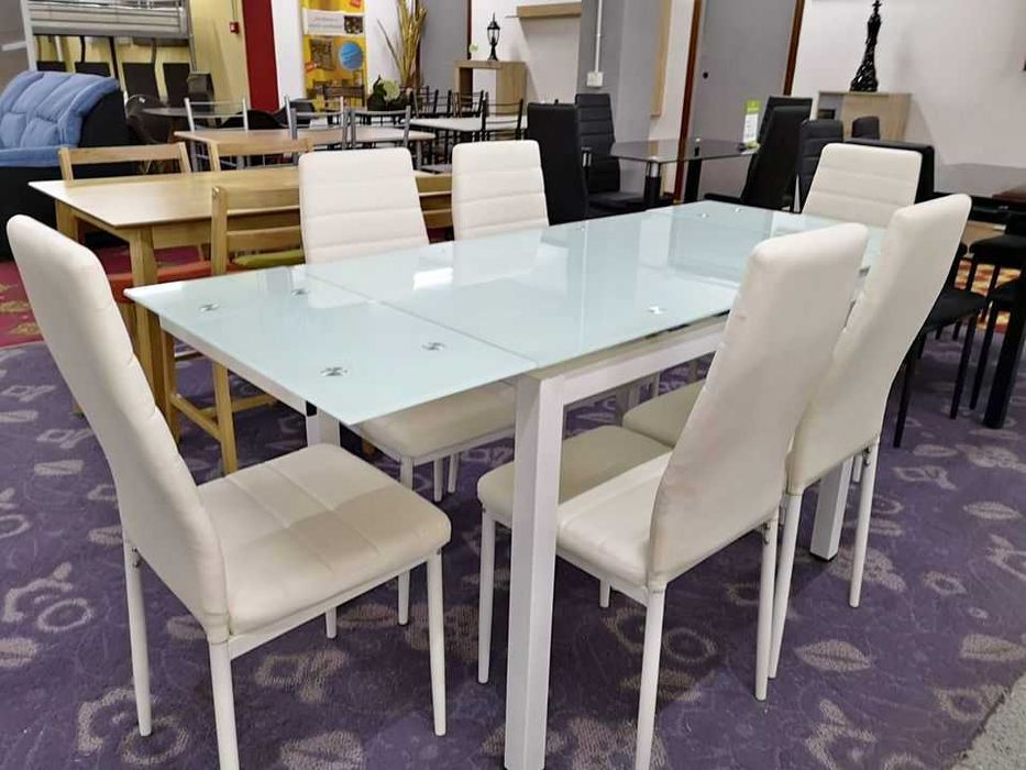 Barato Mesa extensivel + 6 cadeira NOVO Envio gratis