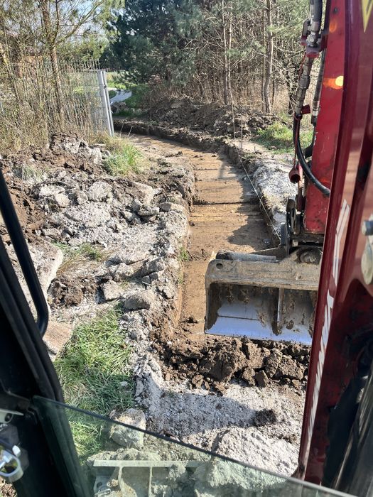 Usługi Minikoparką + wywrotka