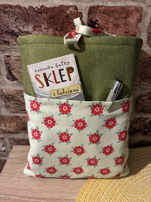 Otulacz etui na książkę handmade