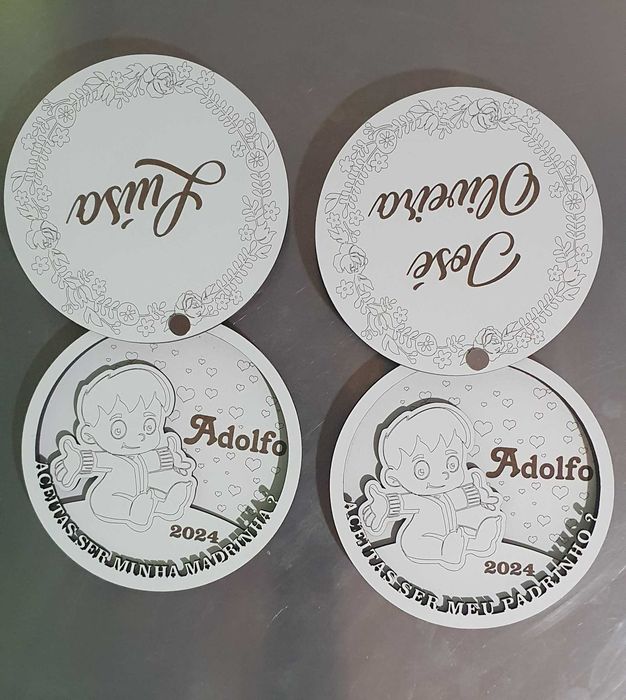 Convite personalizado Padrinho / Madrinha