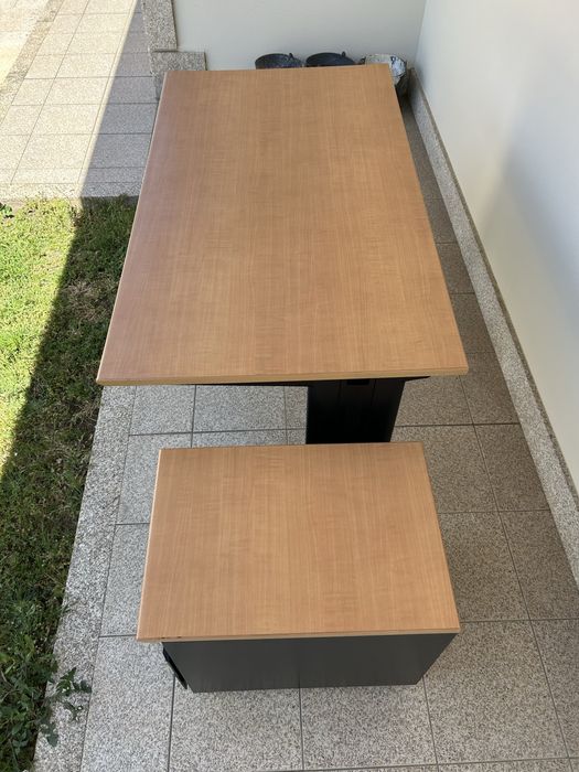 Secretária com gavetas 160x60