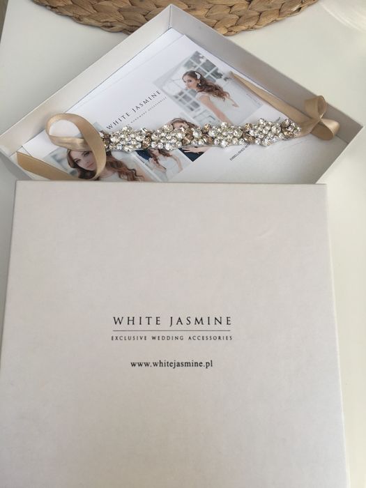 Bizuteria slubna, kolczyki, bransoletka WHITE JASMINE