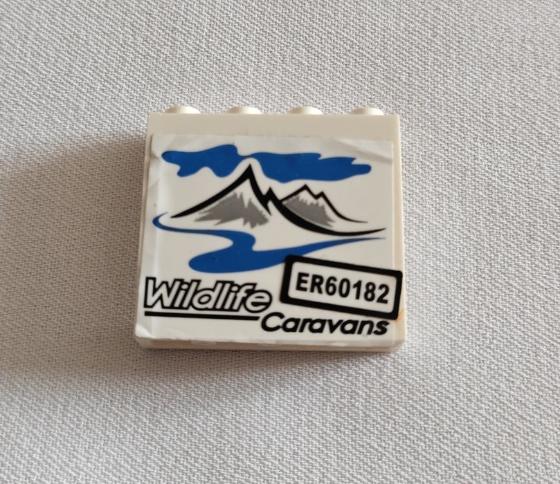 Lego biały panel 60581pp163 (z zestawu 60182)