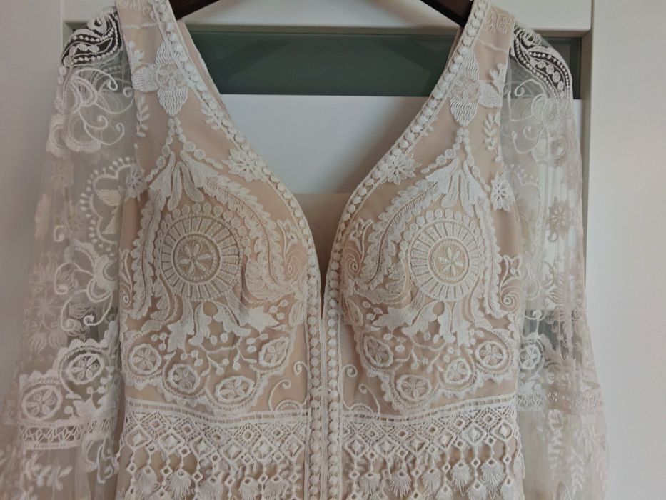 Suknia ślubna DAMA Couture Pocahontas | Rozmiar S / 173 cm + 5 cm | Stan Idealny
