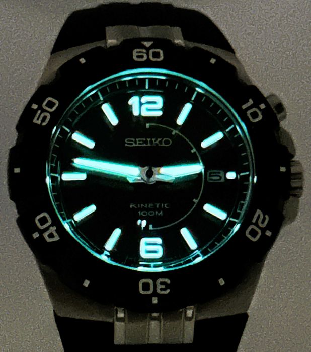 SEIKO KINETIC Diver Style 100M – SKA445P2 – NOWY AKUMULATOR – Full Set