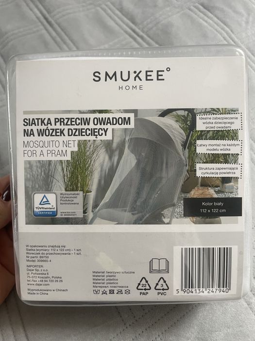 Siatka moskieterka na wózek, zabiezpieczenie