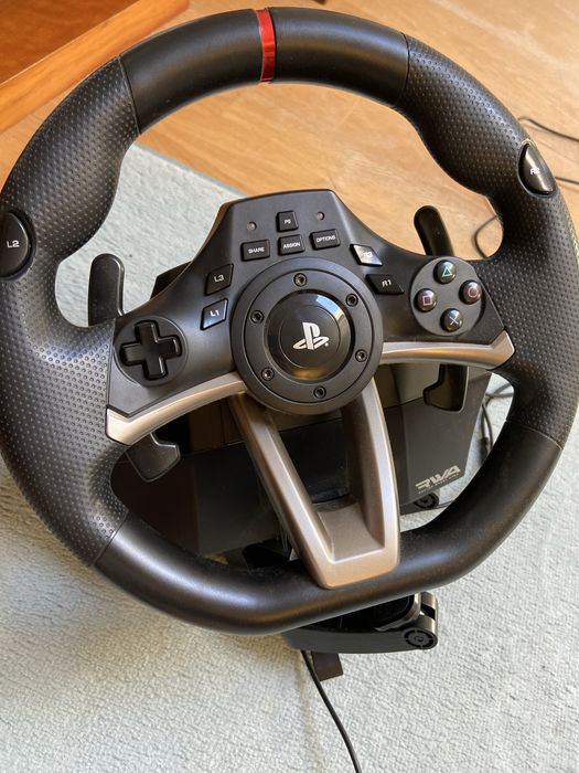 Play station 4+ volante e pedais + 9 jogos