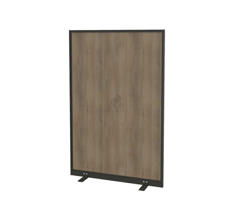 Biombo misto em vidro e melamina com 1600A*800L*60P ( mm)