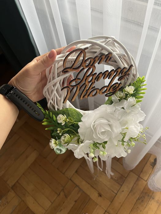 Wianek na drzwi Dom Panny Młodej