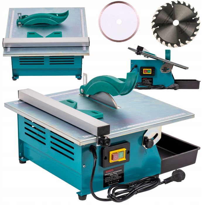 Przecinarka Do Płytek Glazury I Drewna Piła Stołowa 2W1 1800W Stolik