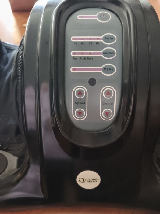 Massajador shiatsu pernas e pés