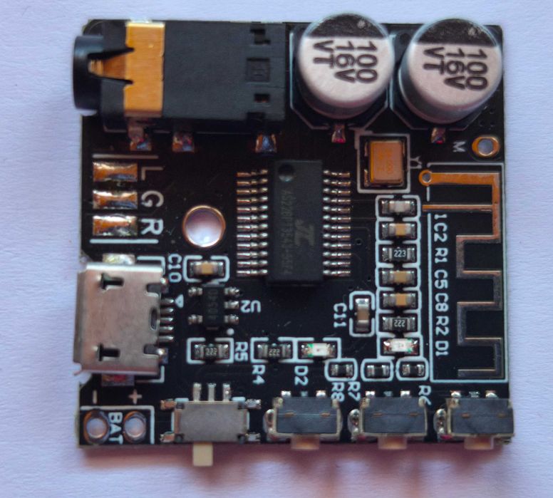 Moduł Bluetooth 5.0 MicroUSB - STEREO HiFi + PILOT IR