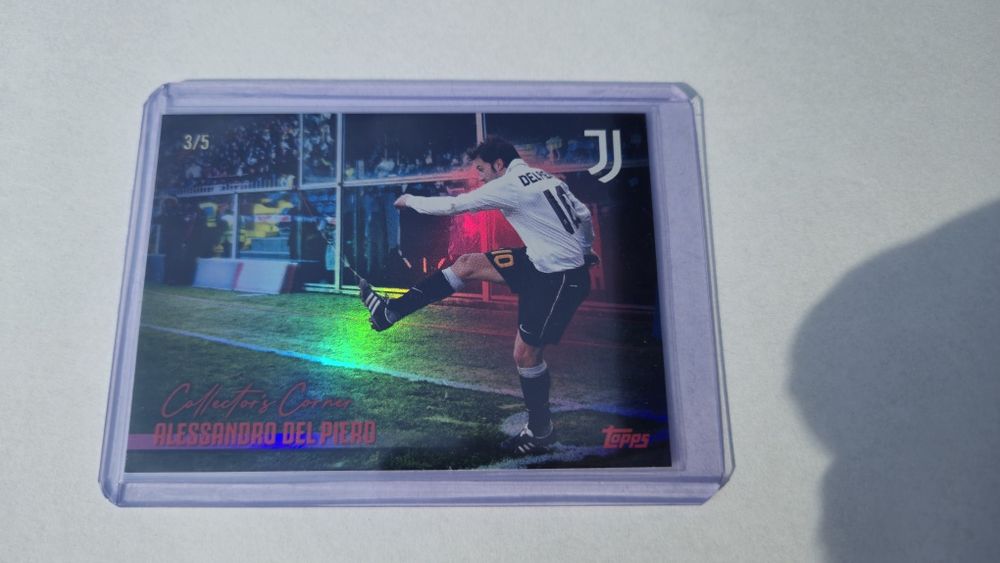 Karta Del Piero 36 Collectors Corner red  3/5  Topps Juventus  2025-2026.