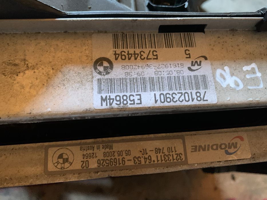 Termoventilador/ radiadores BMW 320d E90