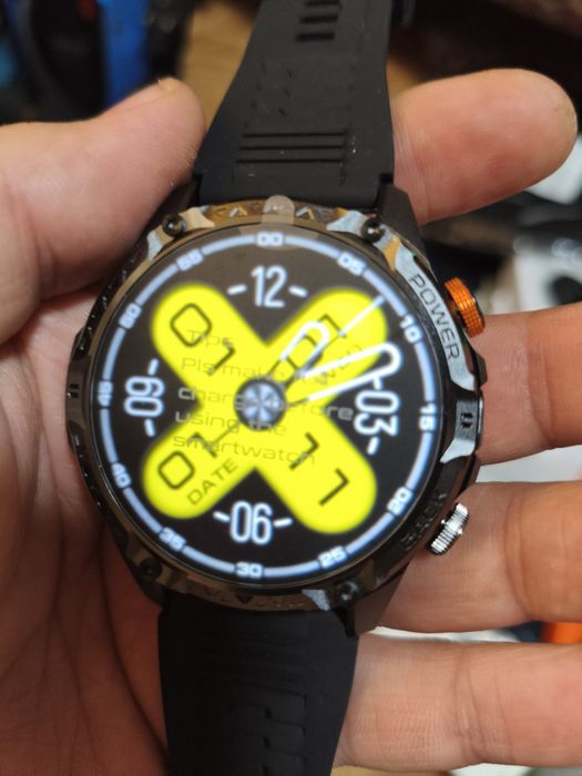 Смарт часы тактические 1000mAh,GPS, Compass, Amoled.