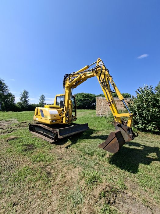 Koparka Komatsu PC 95 błotniak, melioracyjna