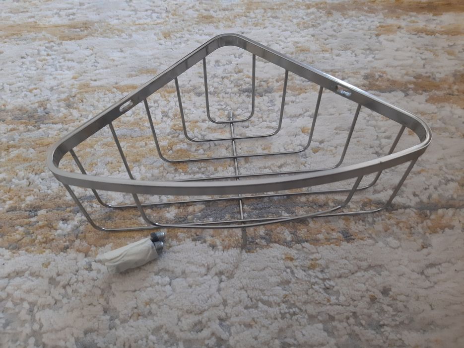 Cesto duche angular cromado