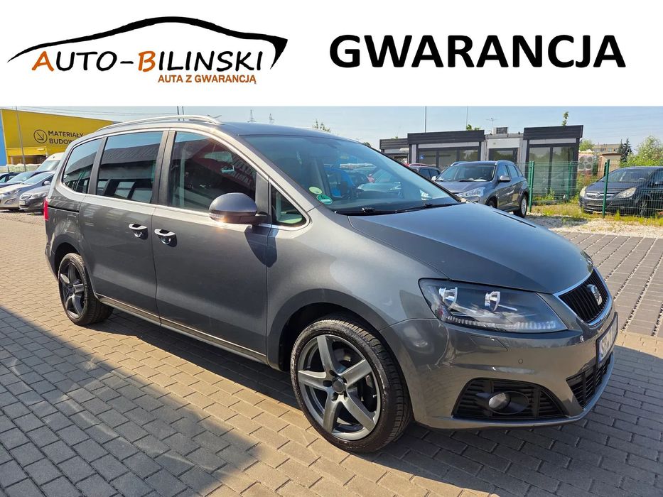 Seat Alhambra 2.0 140KM 6b 7os Klima Kamera+Parktronic Grz.Fotele Navi Opłaty Gwar