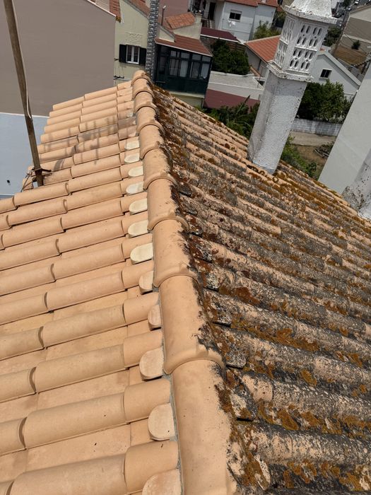 Lavagem de telhados e hidrofugacao