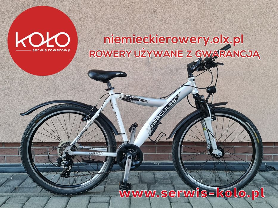 Rower górski HERCULES koła 26 SHIMANO okazja aluminium rabat WYSYŁKA