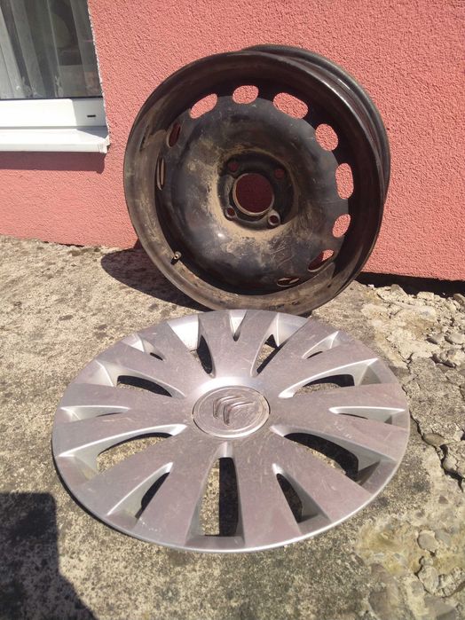 Ковпаки+диски 4*108 15 на Peugeot Citroen