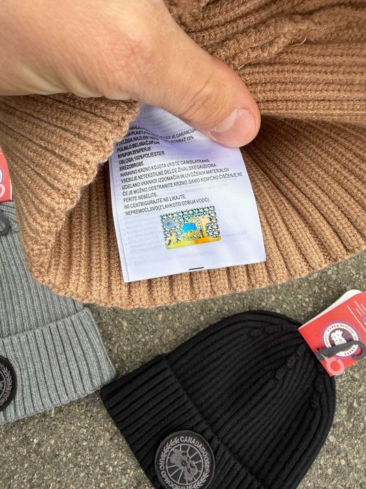 Шапка Canada Goose | Зимова шапка Канадський Гусь