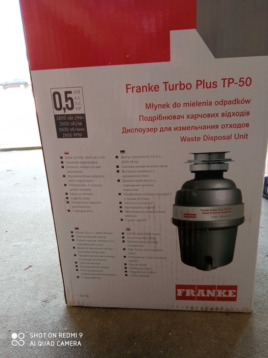 Młynek na odpady Franke tp-50