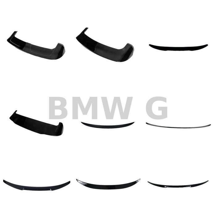 BMW G20 / G22 / G23 / G26 / G30 / G11 / G12 / G70 / G01 / G02 / G05 / G07 спойлер багажника черный глянец