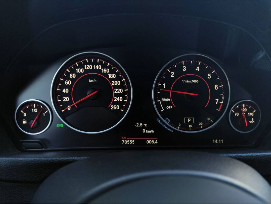 BMW M3 F80 M4 F82 F20 F30 F31 F32 F34 F36 шкалы приборки спидометра