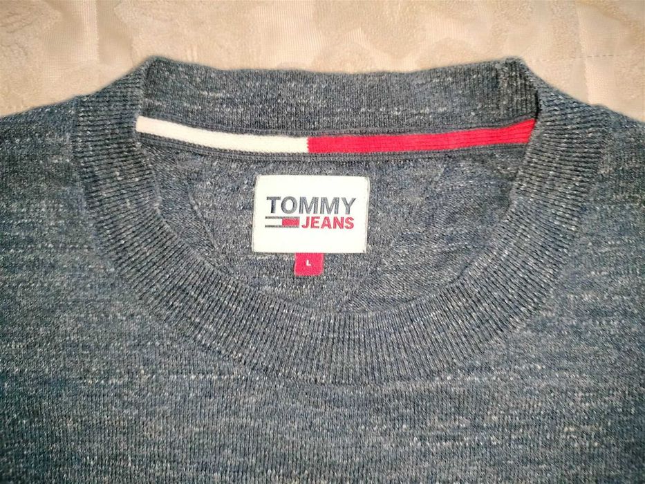 Tommy Hilfiger lekki sweter, rozm.L, stan BDB