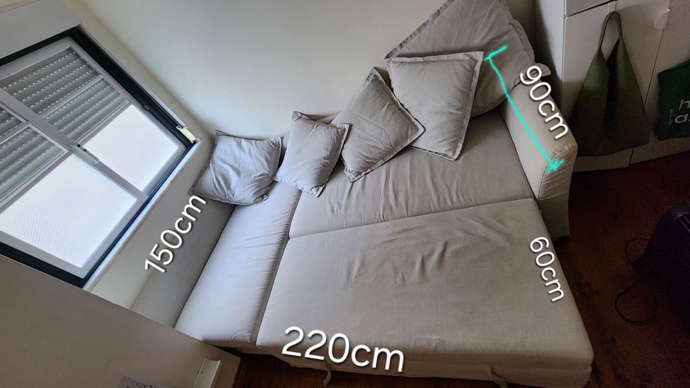 Sofa cama L shape - IKEA