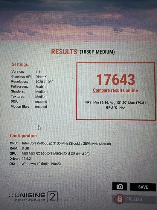 Відеокарта RX 6600XT 8 GB MSI MECH