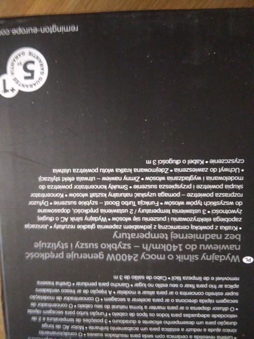 Suszarka do włosów.Remington 2400w