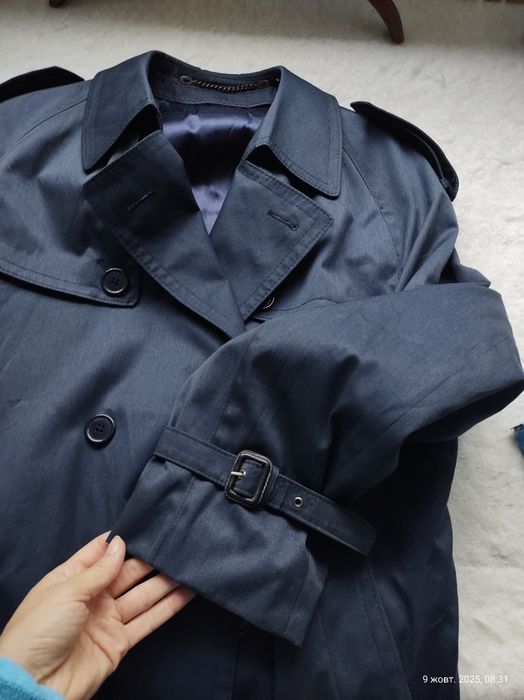 Плащ,тренч вінтаж,утеплений зима