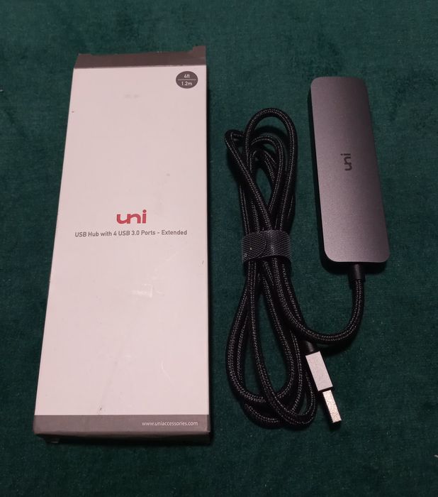 Adapter uni USB C do USB Hub 4 porty