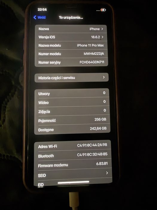 Iphone 11 pro max 256 gb