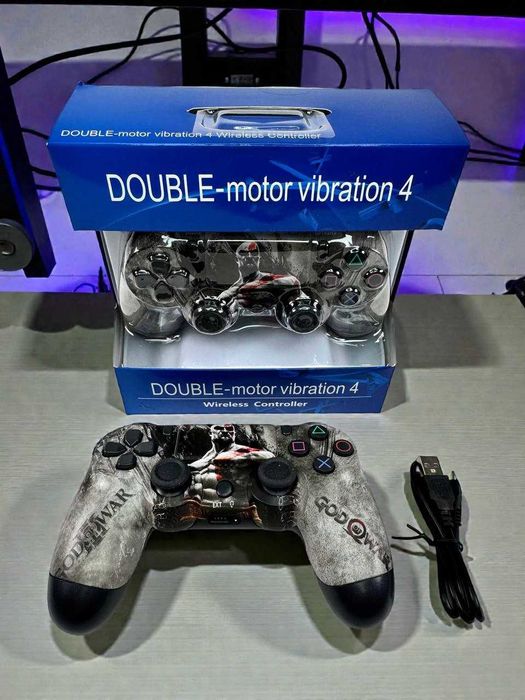 Джойстик контролер God of War PS4 і ПК геймпад Bluetooth, вібро, USB