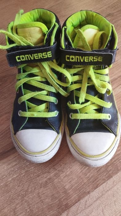 Converse skórzane trampki 35