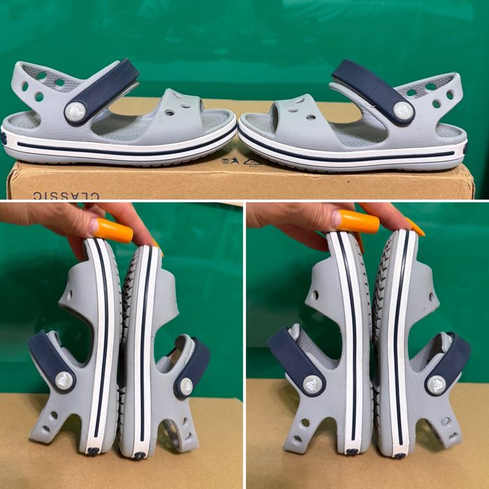 ‼️ сандалі Crocs C 8 25 р босоніжки  сланці шузи аквашузи крокси
