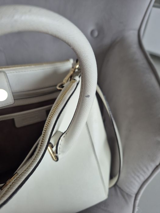 Oryginalna torebka Michael Kors biala duza optic white