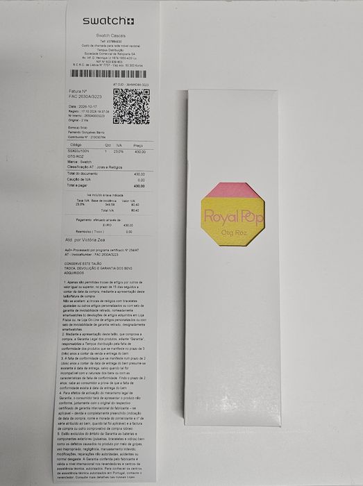 Audemars Piguet x Swatch OTG ROZ