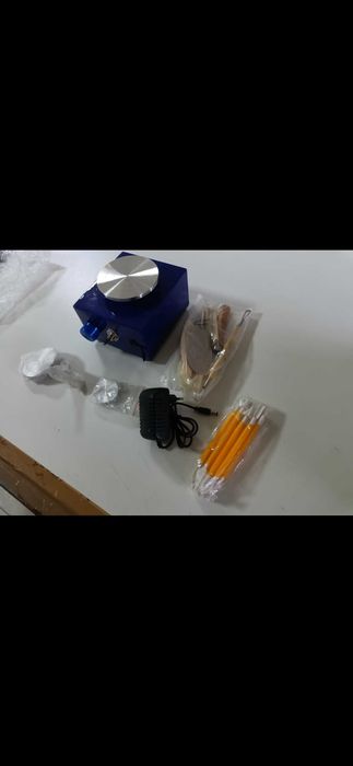 mini roda de oleiro  roda de oleiro pequena para pequenas obras arte