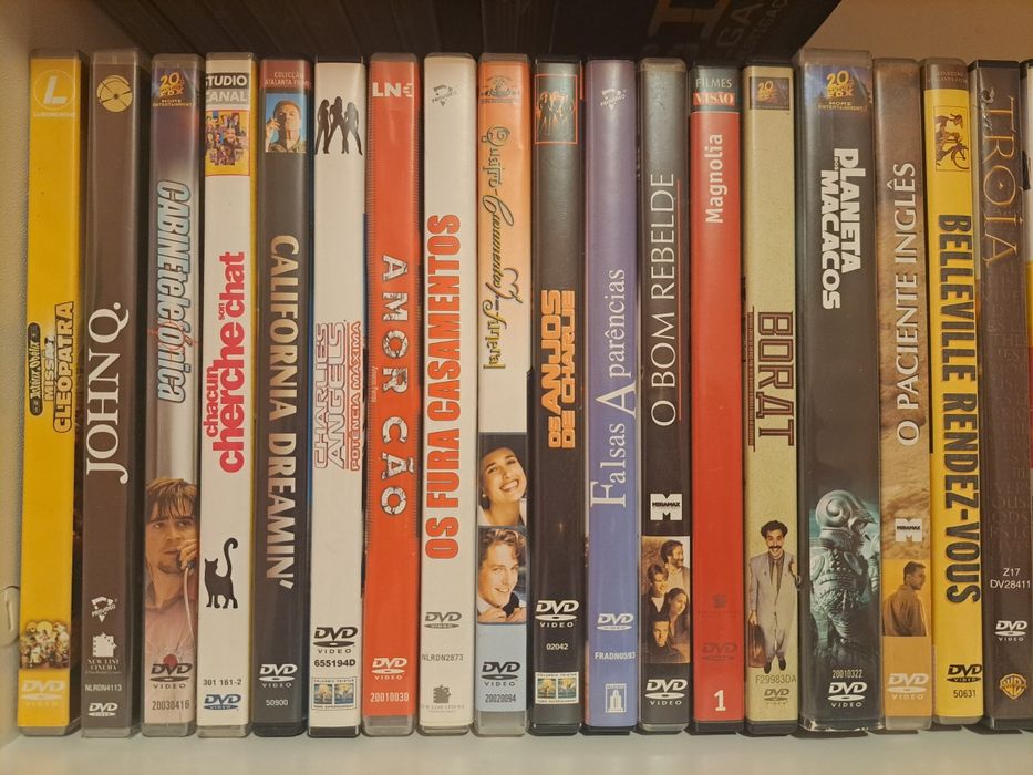 DVDs diversos 1,50€ cada