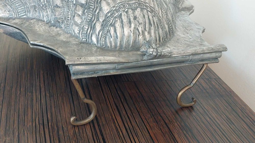 concha em estanho - antiguidade