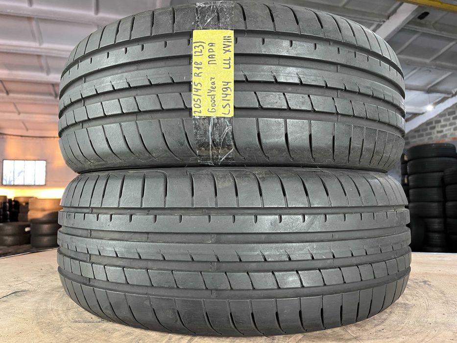LS1494 Літні шини 205/45r18 GoodYear Eagle F1 Asymmetric 3 пара резина