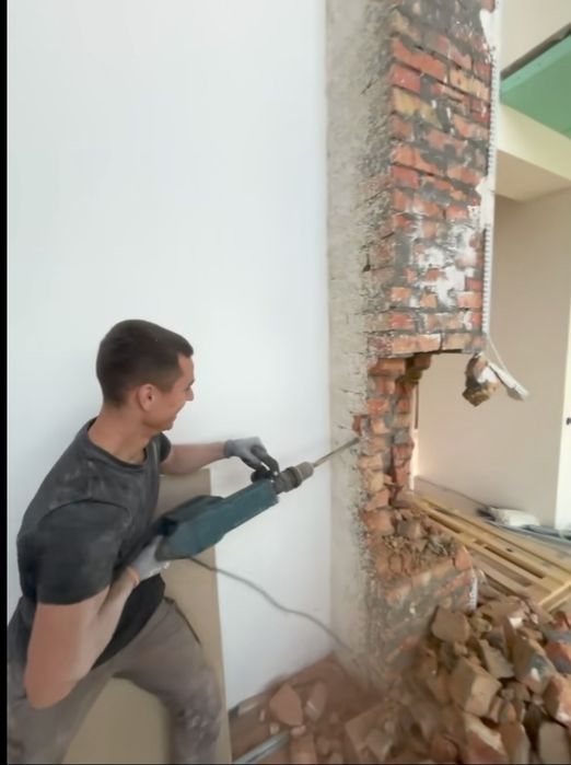 Демонтаж любой сложности. Алмазная резка. Земельные работы.