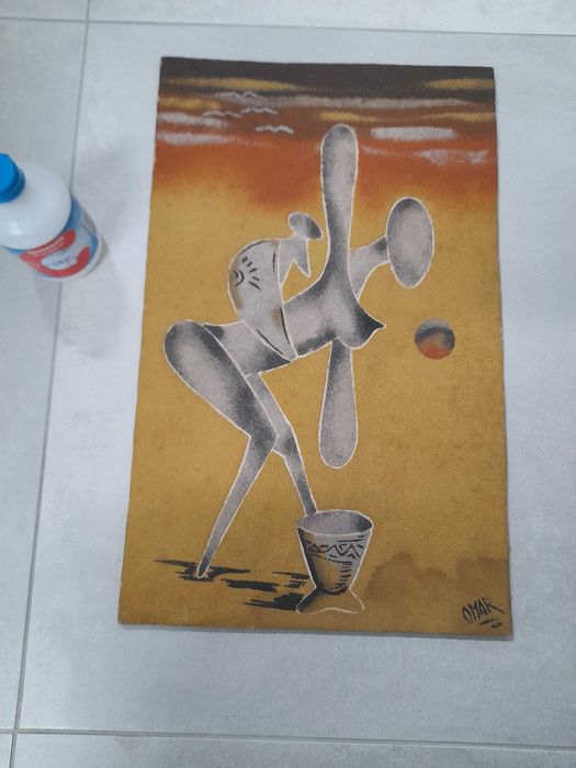 Vendo 2 quadros pintados a areia– Só 5eur/cada