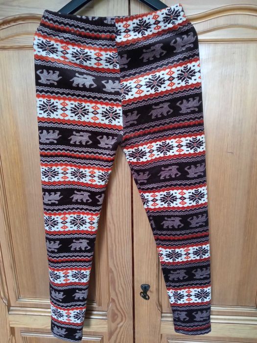 legginsy ocieplane