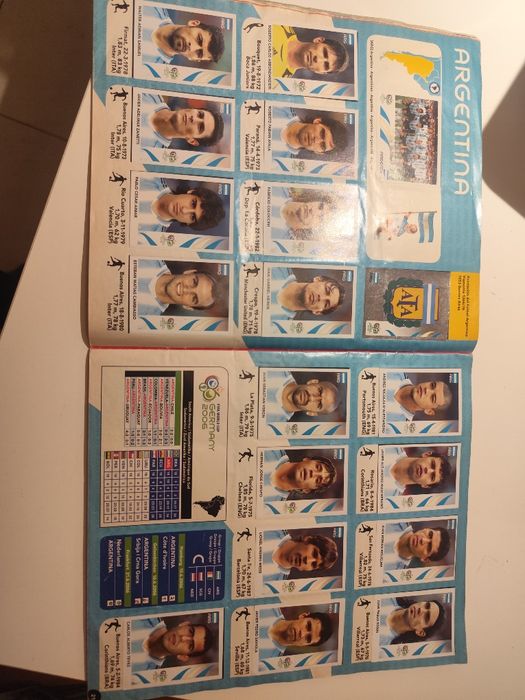 Caderneta Panini FIFA World Cup Alemanha 2006 – 100% COMPLETA – Messi & Ronaldo 1º Mundial