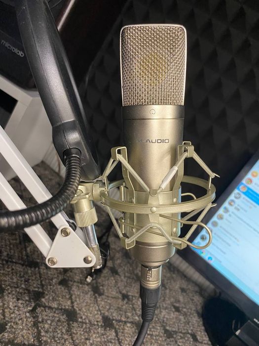 Професійний, студійний, конденсаторний мікрофон M-Audio Nova